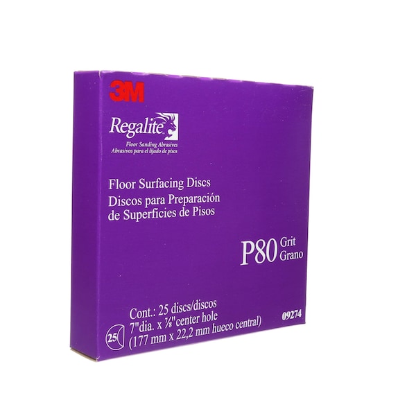 Floor Surfacing Discs 09274, 7"x7/8, PK200